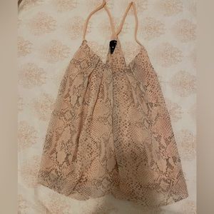 Soft pink beautiful fun tank